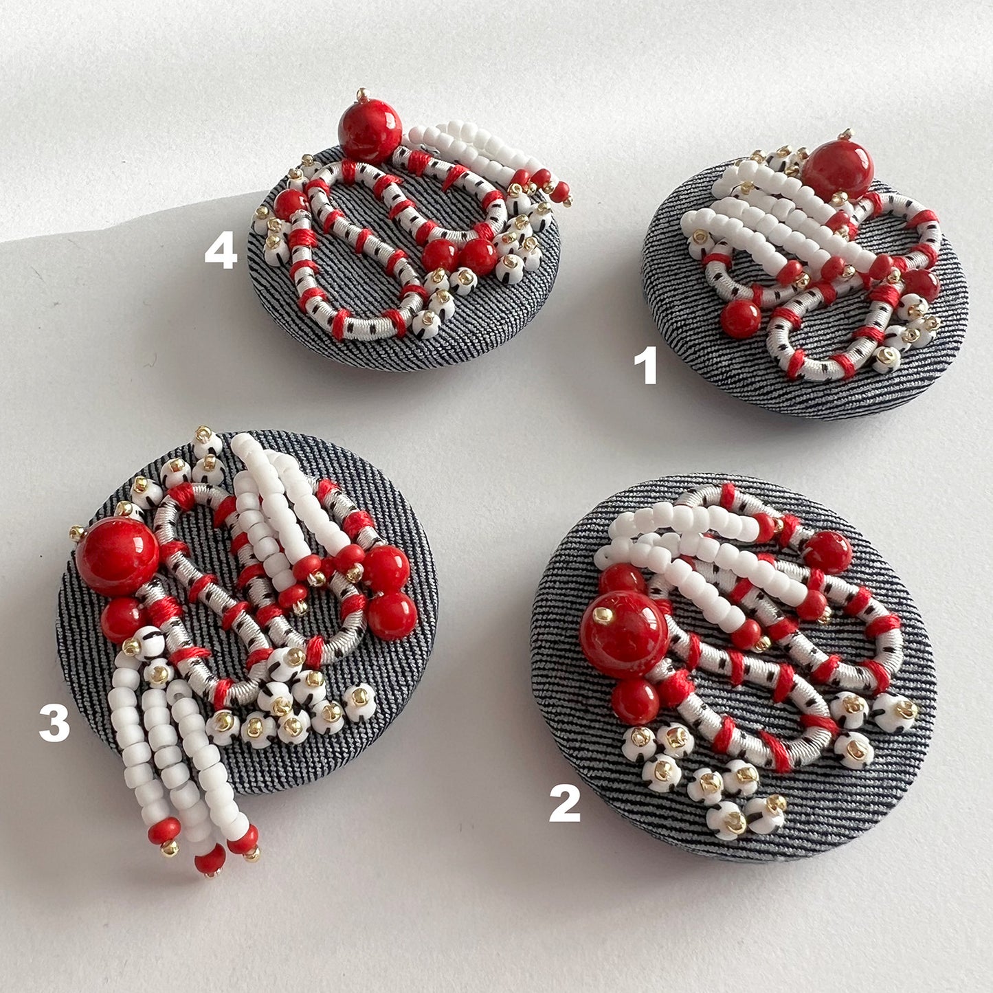 Abstract Denim Magnet - 002