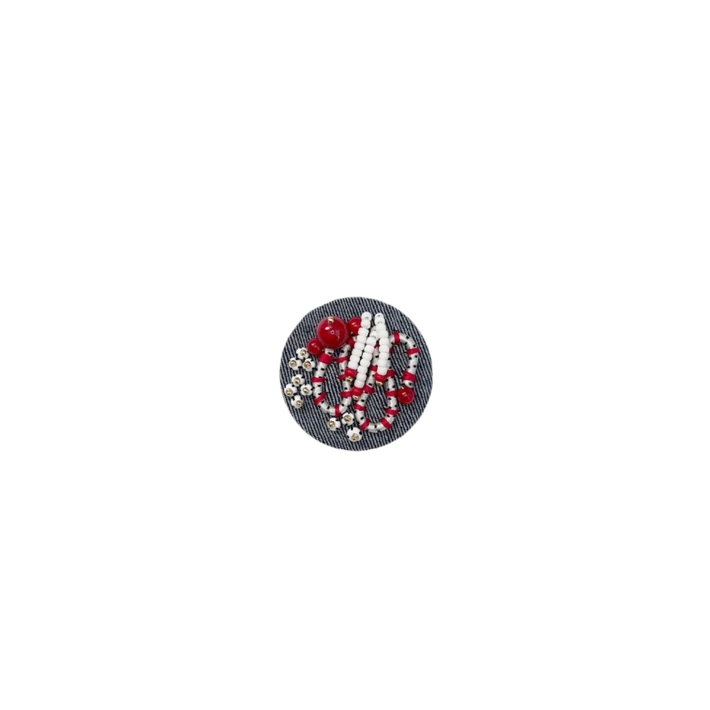 Abstract Denim Magnet - 002