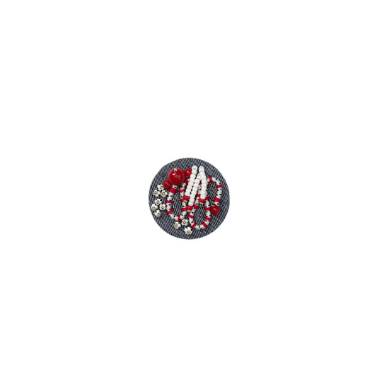 Abstract Denim Magnet  - 002