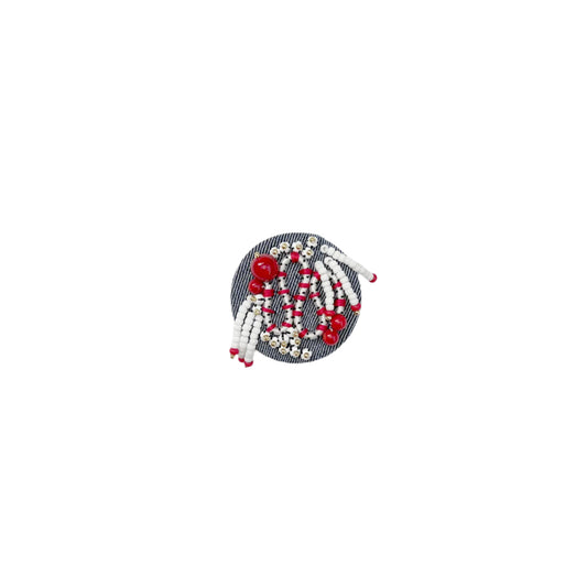 Abstract Denim Magnet  - 003