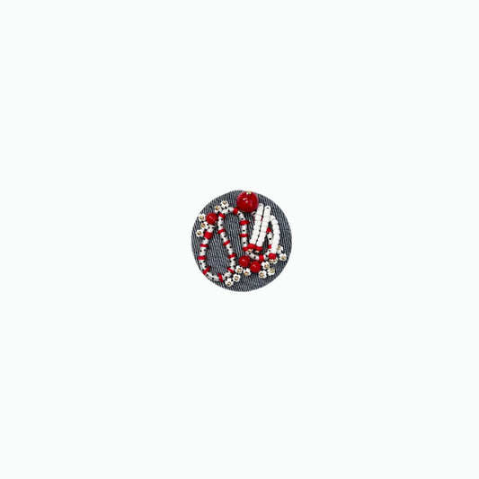 Abstract Denim Magnet  - 004