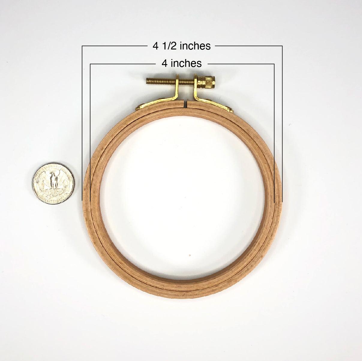 Abstract Black 4" Hoop - 001