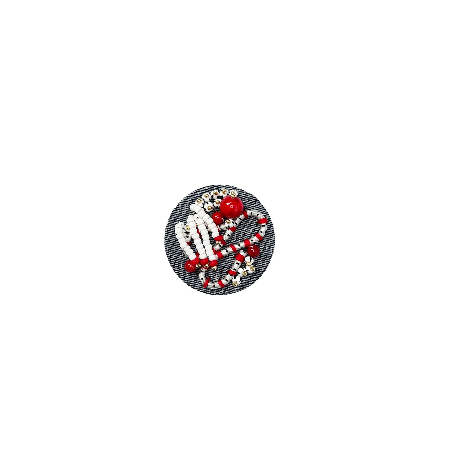 Abstract Denim Magnet  - 001
